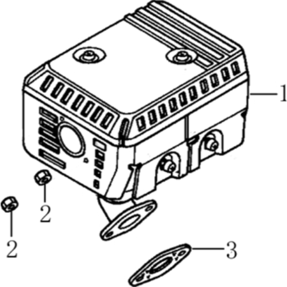 Muffler Assembly for Loncin G200F