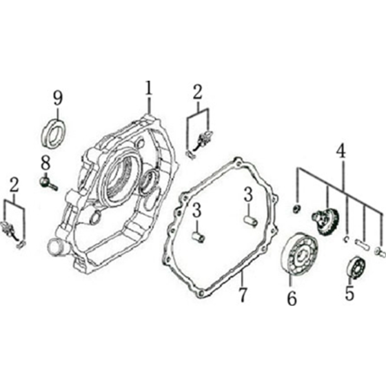 Crankcase Cover for Loncin G390F