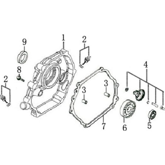 Crankcase Cover for Loncin G390F