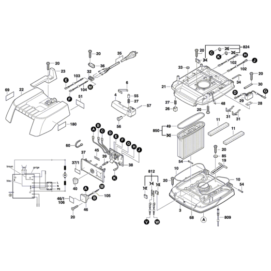 Extractor Assembly for Bosch GAS 25