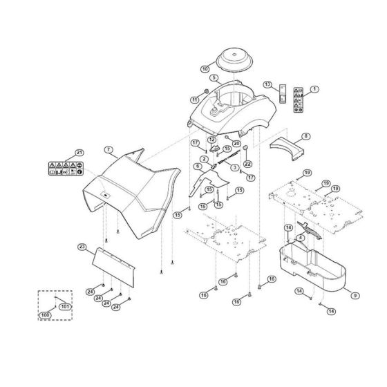 Housing Assembly for GB 460.1