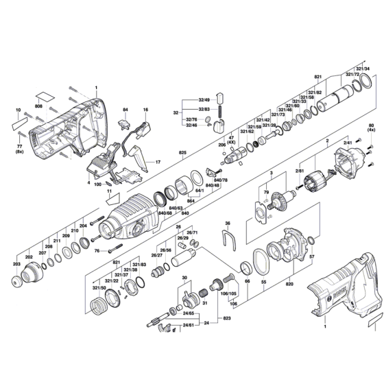 Cordless Rotary Hammer SDS Plus