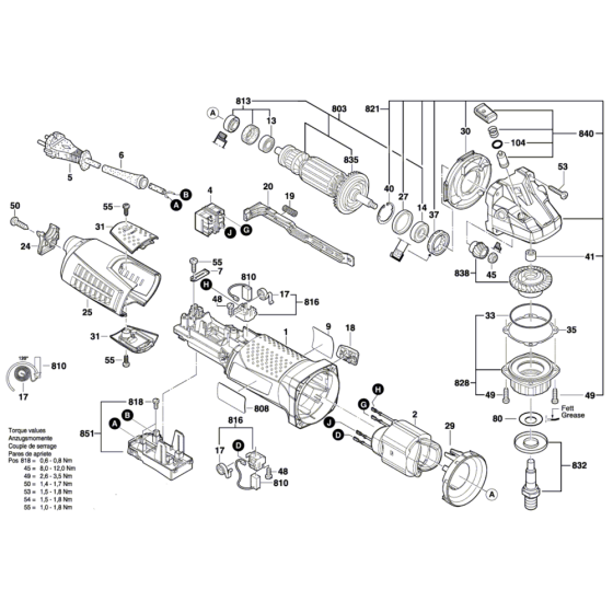 Concrete Grinder Assembly