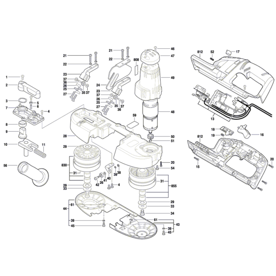 Cordless Band Saw Assembly