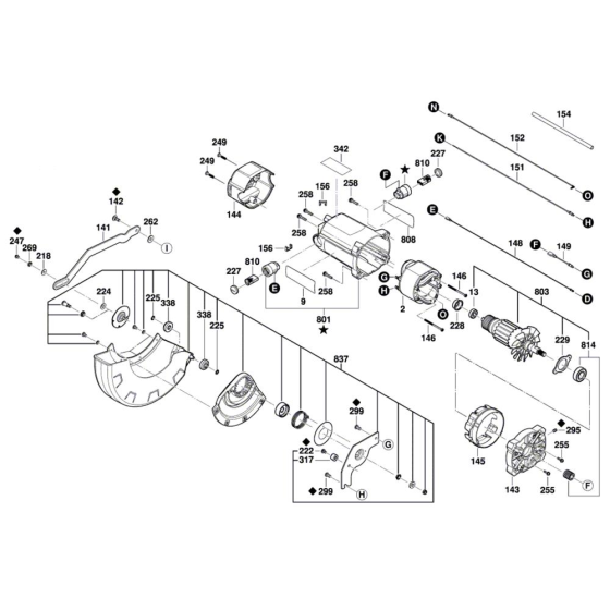 Mitre Saw Assembly for Bosch