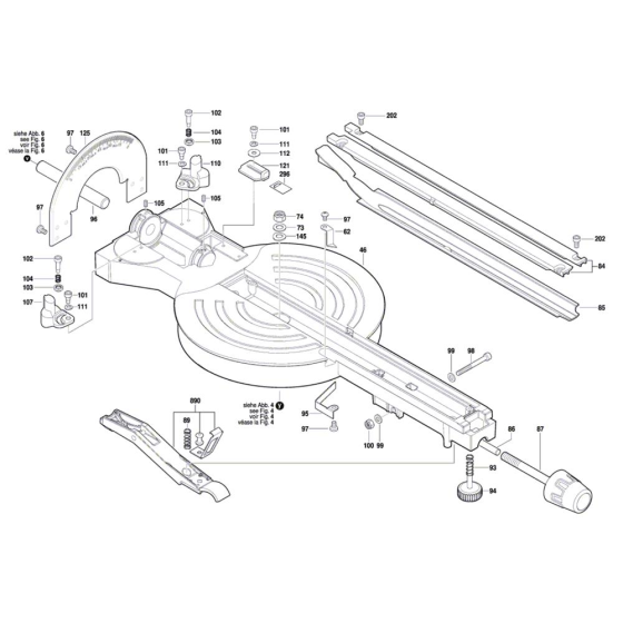 Slide Mitre Saw Assembly