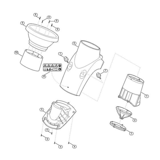 Funnel Assembly for GE 150.1