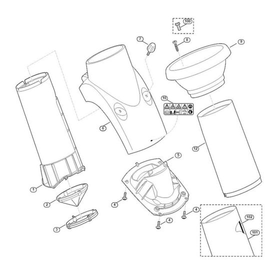 Funnel Assembly for GE 250