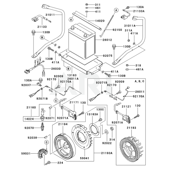 Kawasaki GE5000AS Electric Equipment