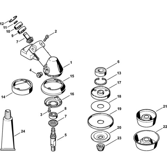 Gear Head Assembly for Stihl