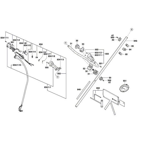 Cordless Brushcutter Assembly