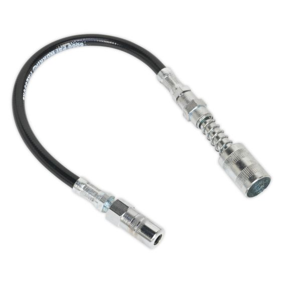 Rubber Delivery Hose with 4-Jaw Connector Flexible 300mm Quick Release Coupling Sealey Part No. GGSF300