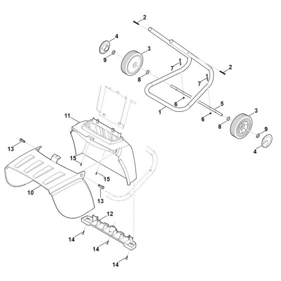 Wheel Carrier for Stihl GHE 105.0