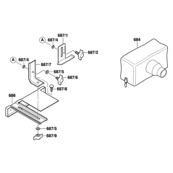 Planer Assembly for Bosch