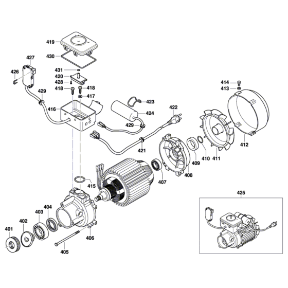 Washer Assembly for Bosch GHP 5-55
