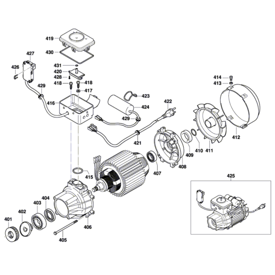 Bosch GHP 5-75 X Cleaner Assembly