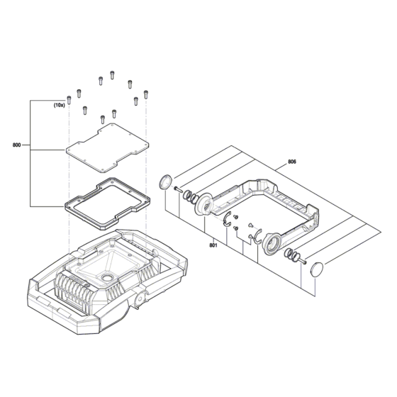 Cordless Torch Assembly