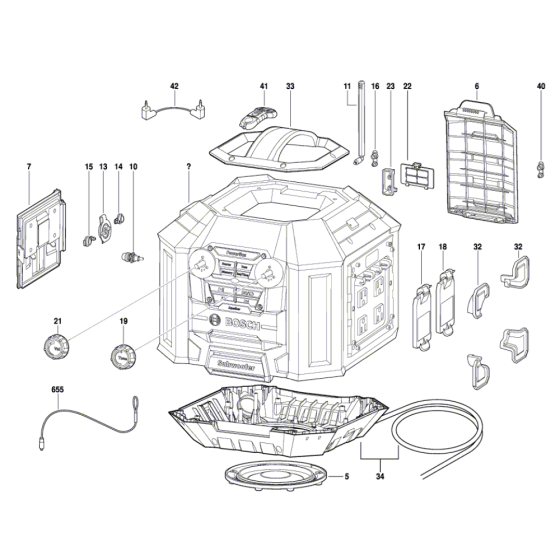 Cordless Radio Assembly