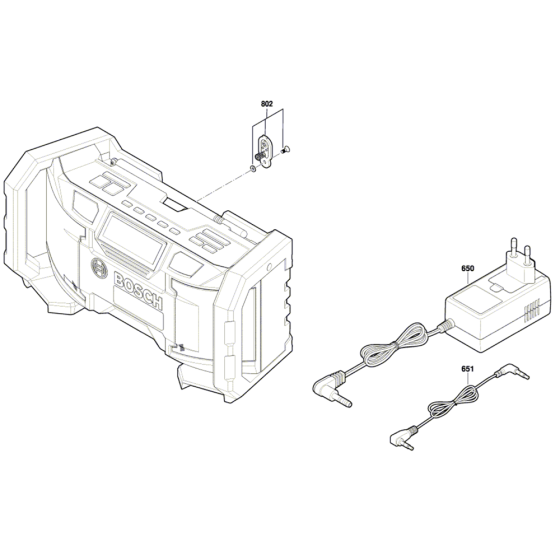 Cordless Radio Assembly