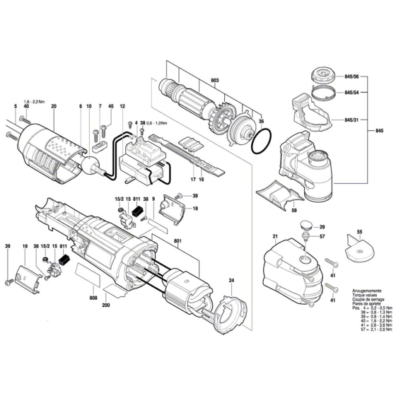 Tool Assembly for Bosch GOP 40-30