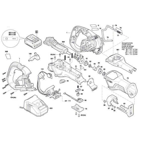 Reciprocating Saw Assembly