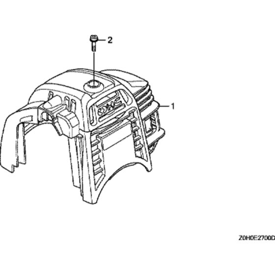 Top Cover Assembly for Honda GX25 (GCAAM) Engines