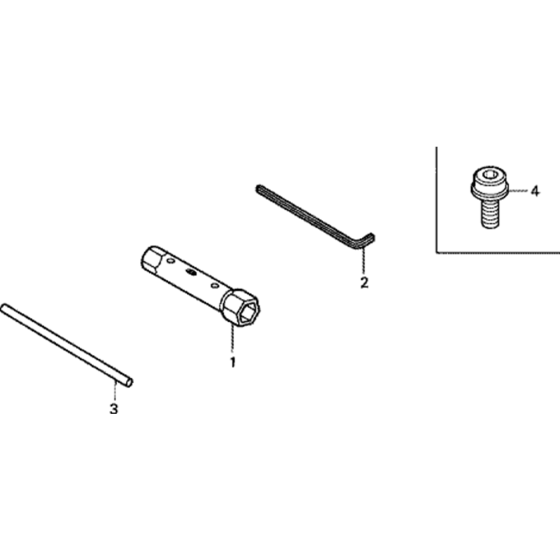 Tool Assembly for Honda GX25 (GCAAM) Engines