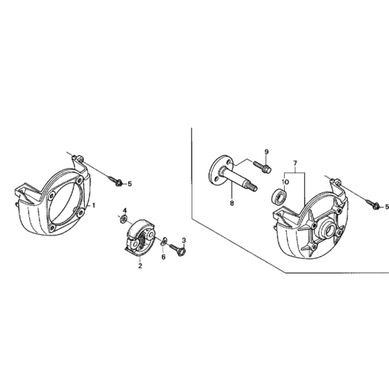 Fan Cover Clutch Assembly for Honda GX25 (GCAAM) Engines