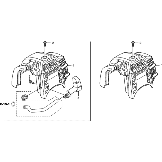 Top Cover Assembly for Honda GX25T (GCALT) Engines