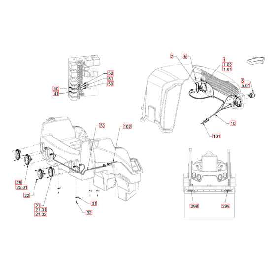 Lighting System for Hamm Rollers