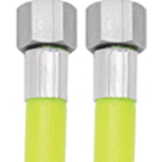 PCL Hose Assy Yellow High Visibility 15m Of 10mm I/D Hose, RP 1/4" Swivel Ends - HA2022HV