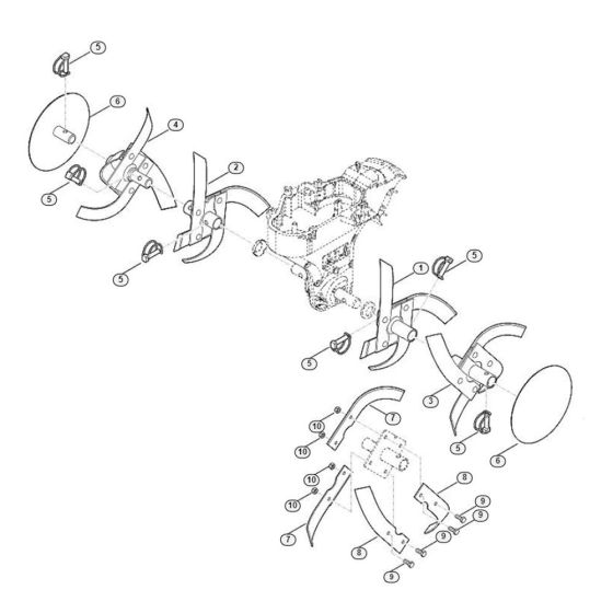 Hoe Assembly for Stihl/Viking