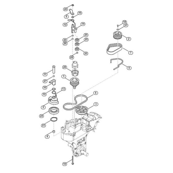 Drive Assembly for HB 685.0