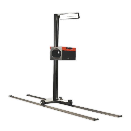 Headlamp Beam Setter with Rails & Commercial Aiming Screen Sealey Part No. HBS97.HGV