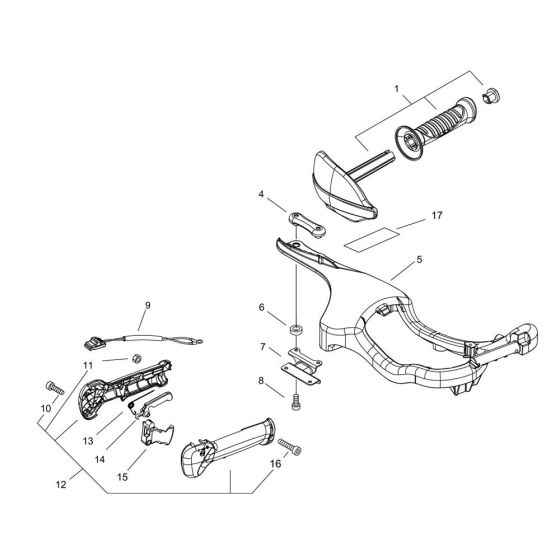 Handle for ECHO HC-331ES