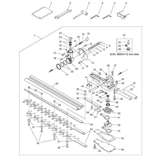 Gear Case for ECHO HCA-2500