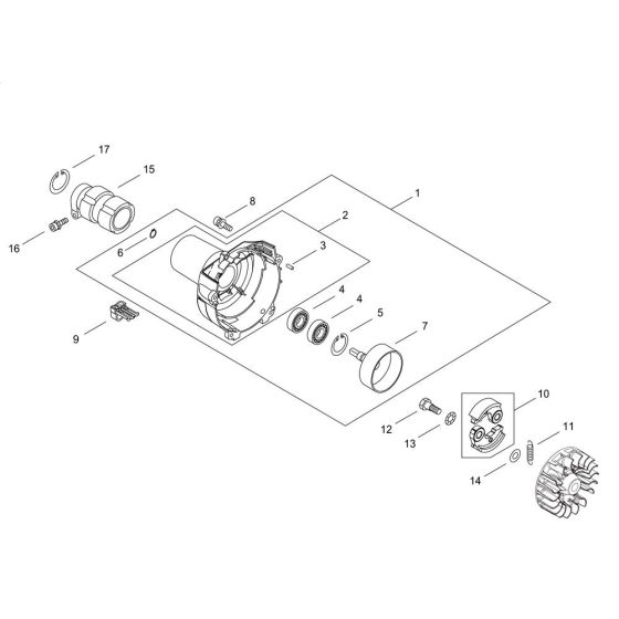 Clutch for ECHO HCA-265ES-HD