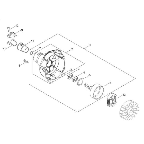 Clutch for ECHO Hedgetrimmer