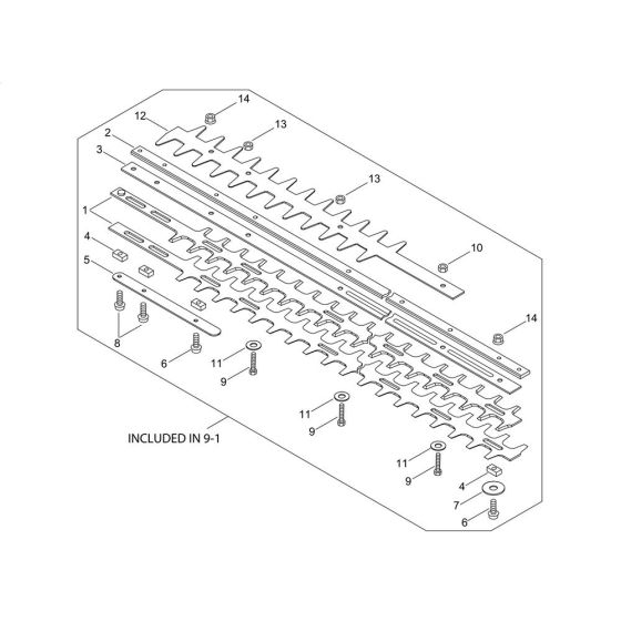 ECHO HCR-171ES Cutting Blade