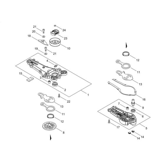 Gear Case for ECHO HCS-2810ES