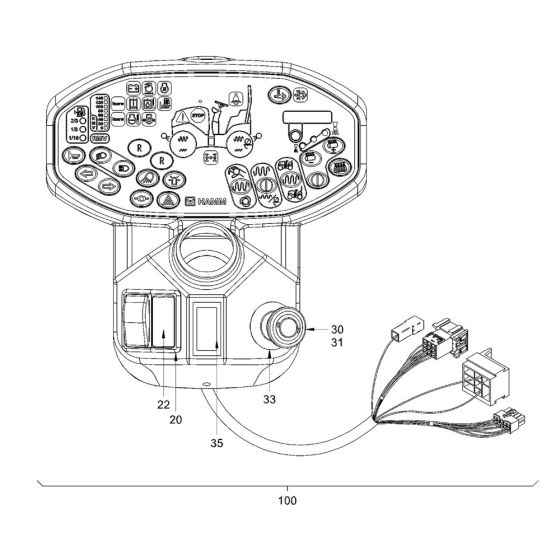 Instrument Panel for Hamm Rollers