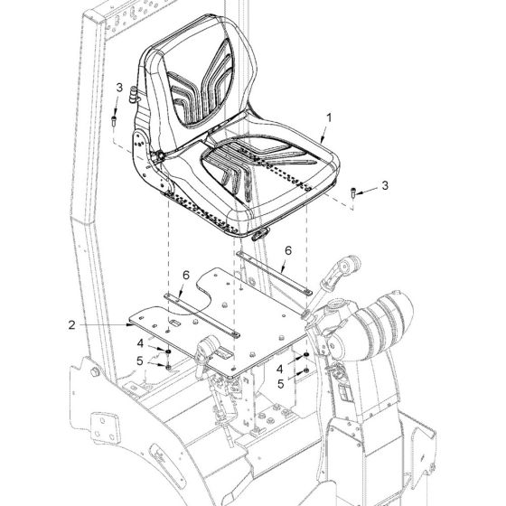 Operators Seat Assembly