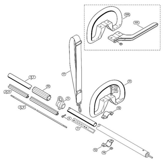 Drive Tube & Loop Handle