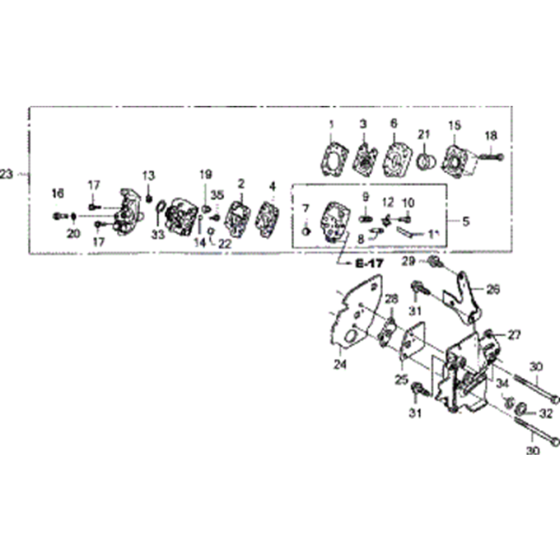 Carburettor Assembly for Honda