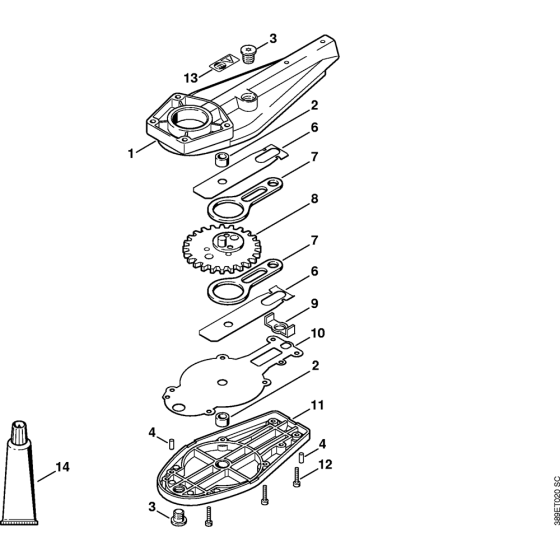 Blade Drive Gear for Stihl