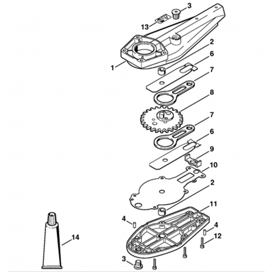 Blade Drive Gear Assembly