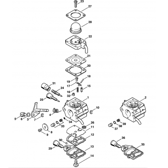 Carburetor Assembly for Stihl HL75