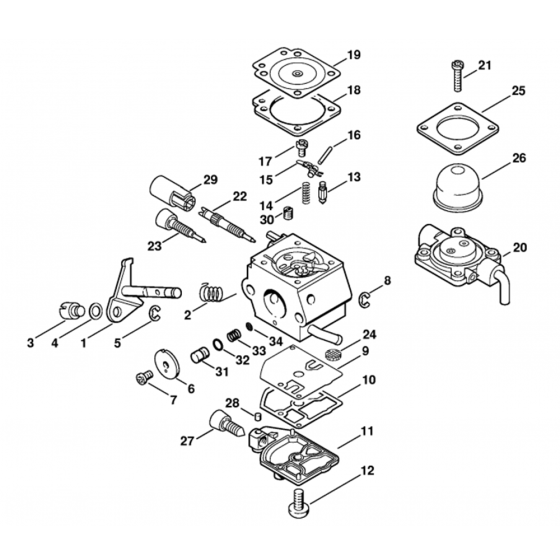 Carburetor C1Q-S63 Assembly
