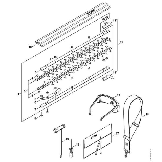 Blade and Tools for Stihl HL 95