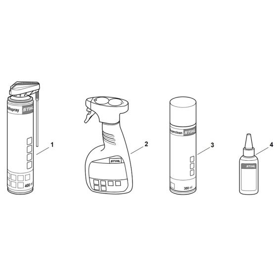 Stihl HL 95 Cleaning Products
